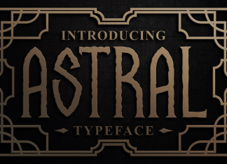 Astral Display Font