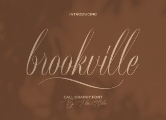 Brookville Script Font
