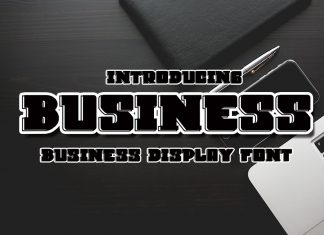 Business Display Font