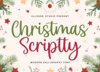 Christmas Scriptty Script Font