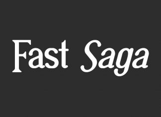 Fast Saga Serif Font