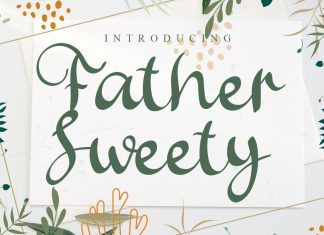 Father Sweety Script Font