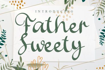 Father Sweety Script Font