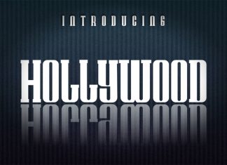 Hollywood Display Font