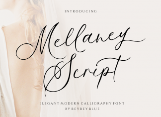 Mellaney Script Font