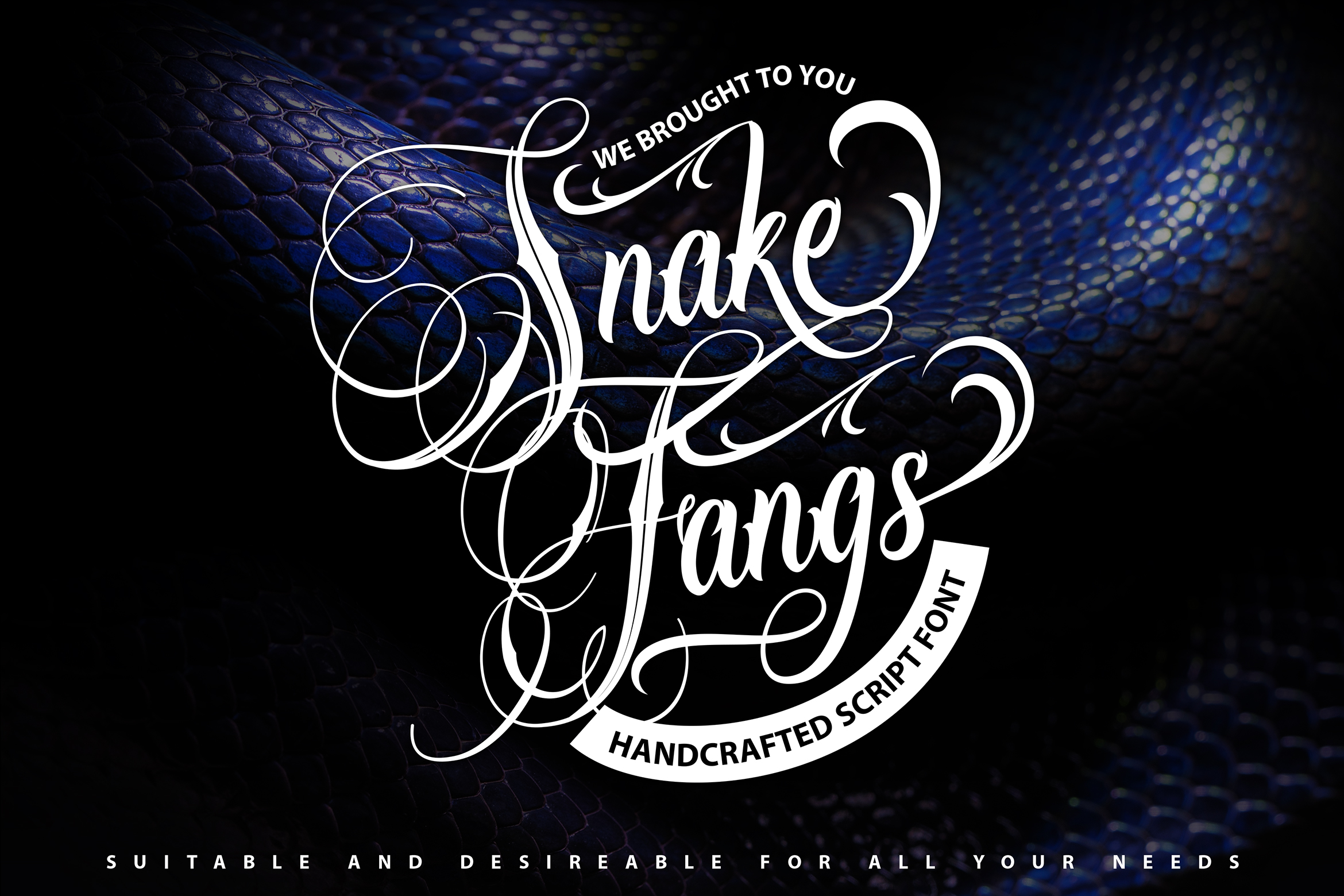 Snake Fangs Script Font