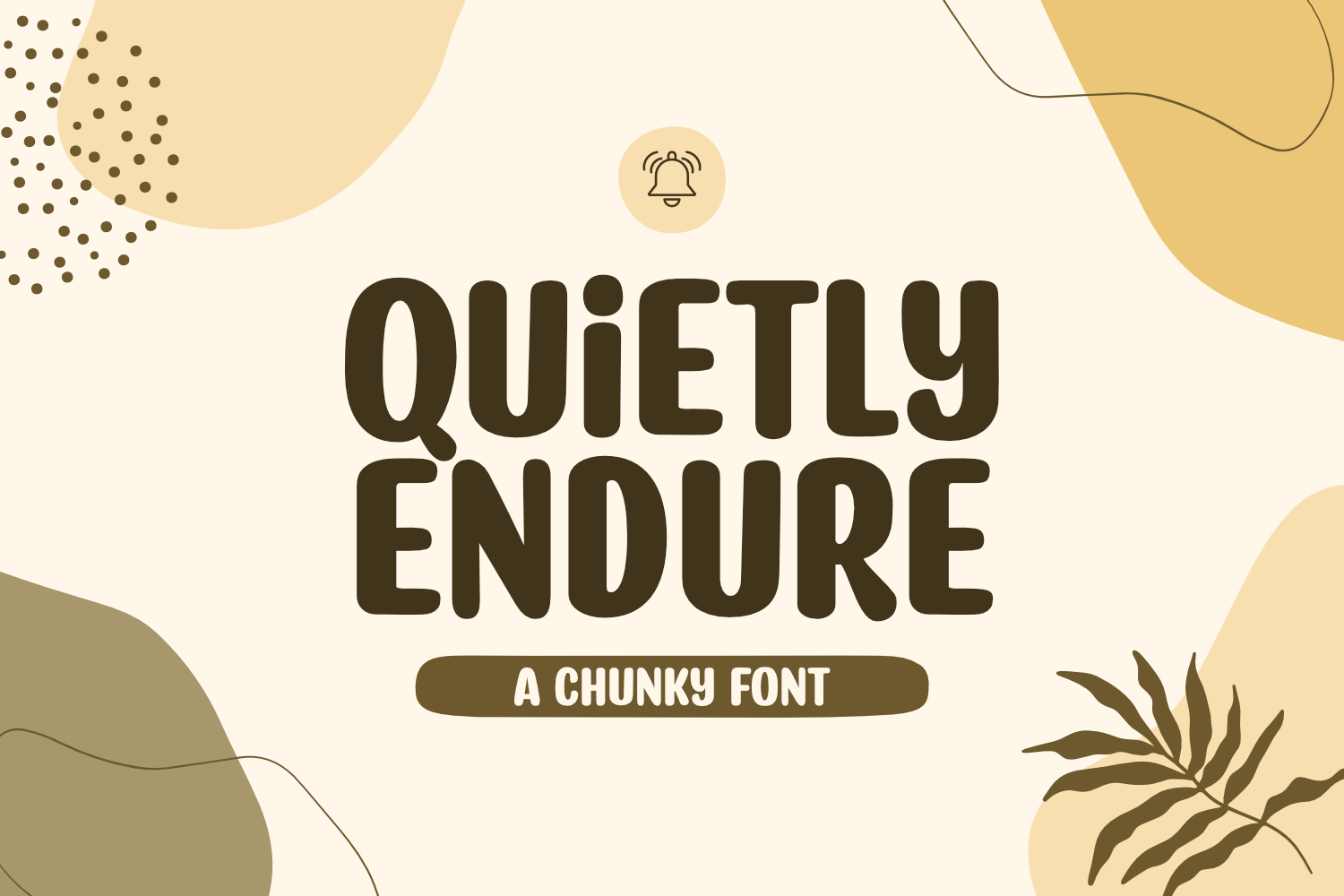 Quietly Endure Display Font
