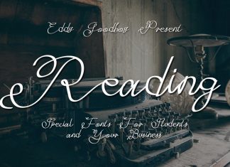 Reading Script Font