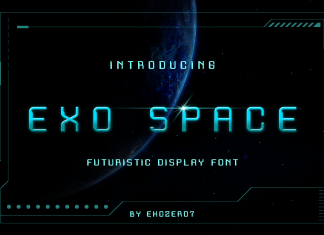 Exo Space Display Font