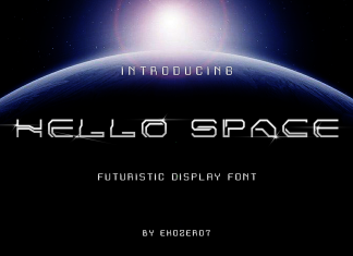 Hello Space Display Font