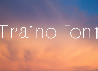 Traino Display Font