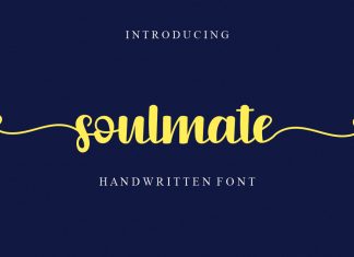 Soulmate Calligraphy Font