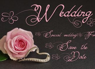 Wedding Script Typeface