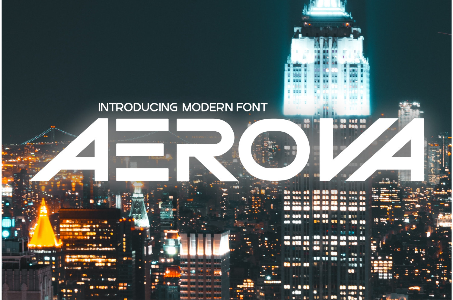 Aerova Display Font