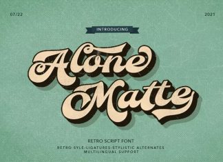 Alone Mate Script Font
