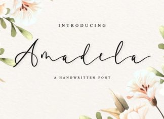 Amadela Script Font