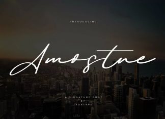 Amostne Script Font