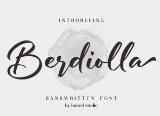 Berdiolla Script Font