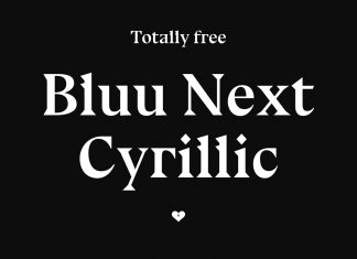 Bluu Next Cyrillic Serif Font