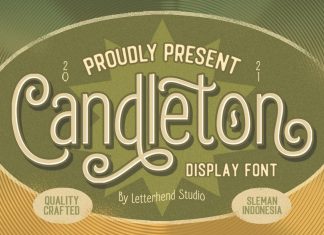 Candleton Display Font