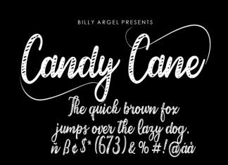 Candy Cane Script Font