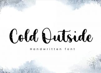 Cold Outside Script Font