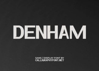 Denham Display Font