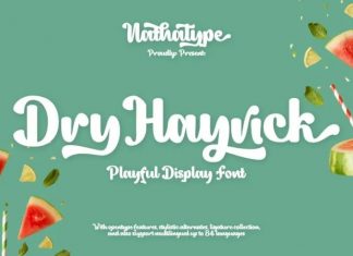 Dry Hayrick Script Font