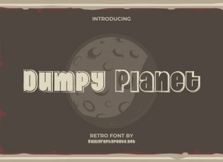 Dumpy Planet Display Font