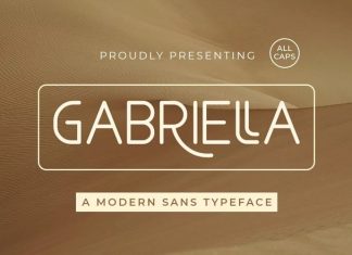 Gabriella Sans Serif Font