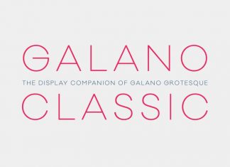 Galano Classic Sans Serif Font