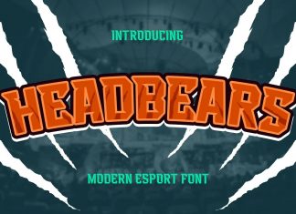 Headbears Display Font