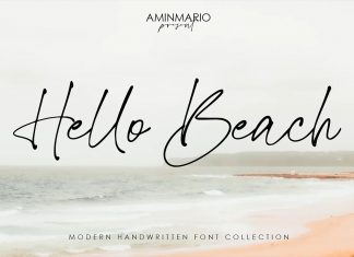 Hello Beach Handwritten Font