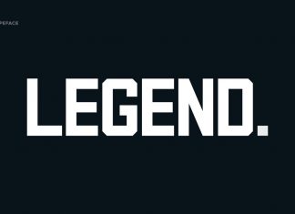 Legend Display Font