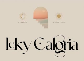 Leky Calgria Serif Font