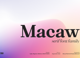 Macaw Serif Font