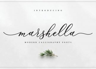 Marshella Calligraphy Font