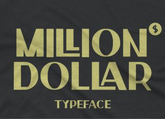 Million Dollar Display Font