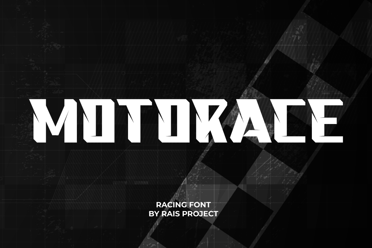 Motorace Display Font