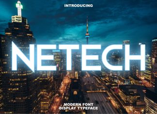 Netech Display Font
