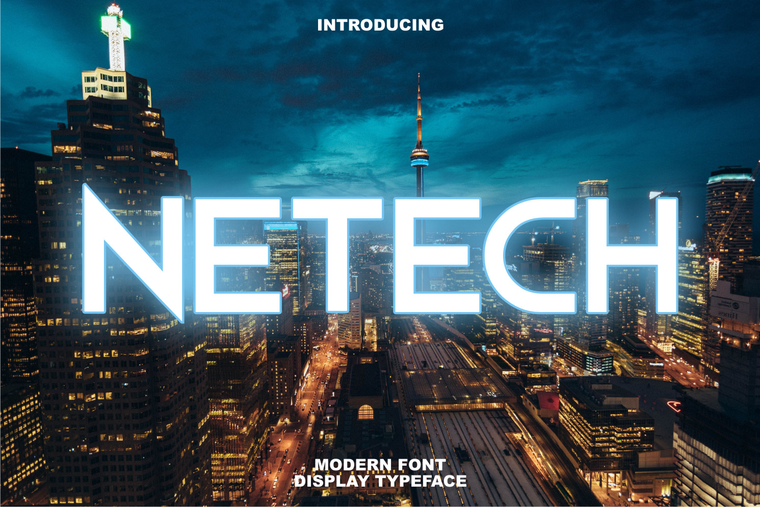 Netech Display Font
