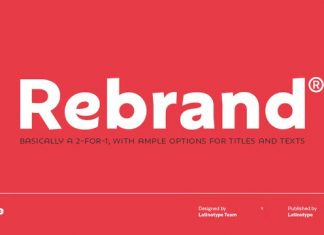 Rebrand Sans Serif Font