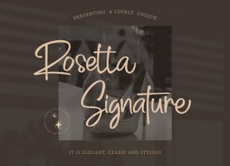 Rosetta Signature Script Font