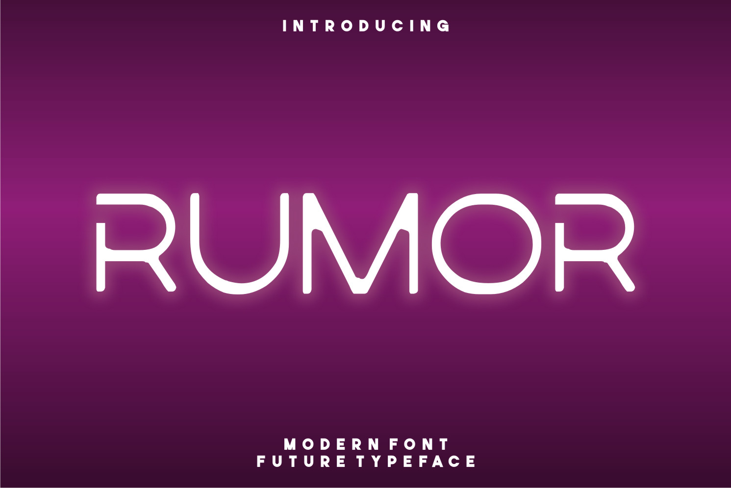 Rumor Display Font