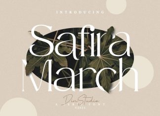 Safira March Serif Font