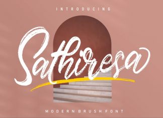 Sathiresa Brush Font