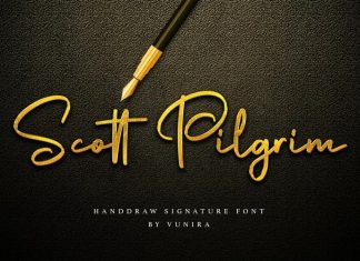 Scott Pilgrim Script Font