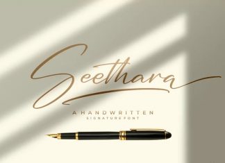 Seethara Script Font