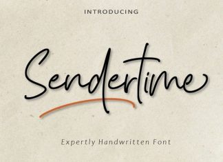 Sendertime Handwritten Font