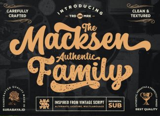 The Macksen Script Font